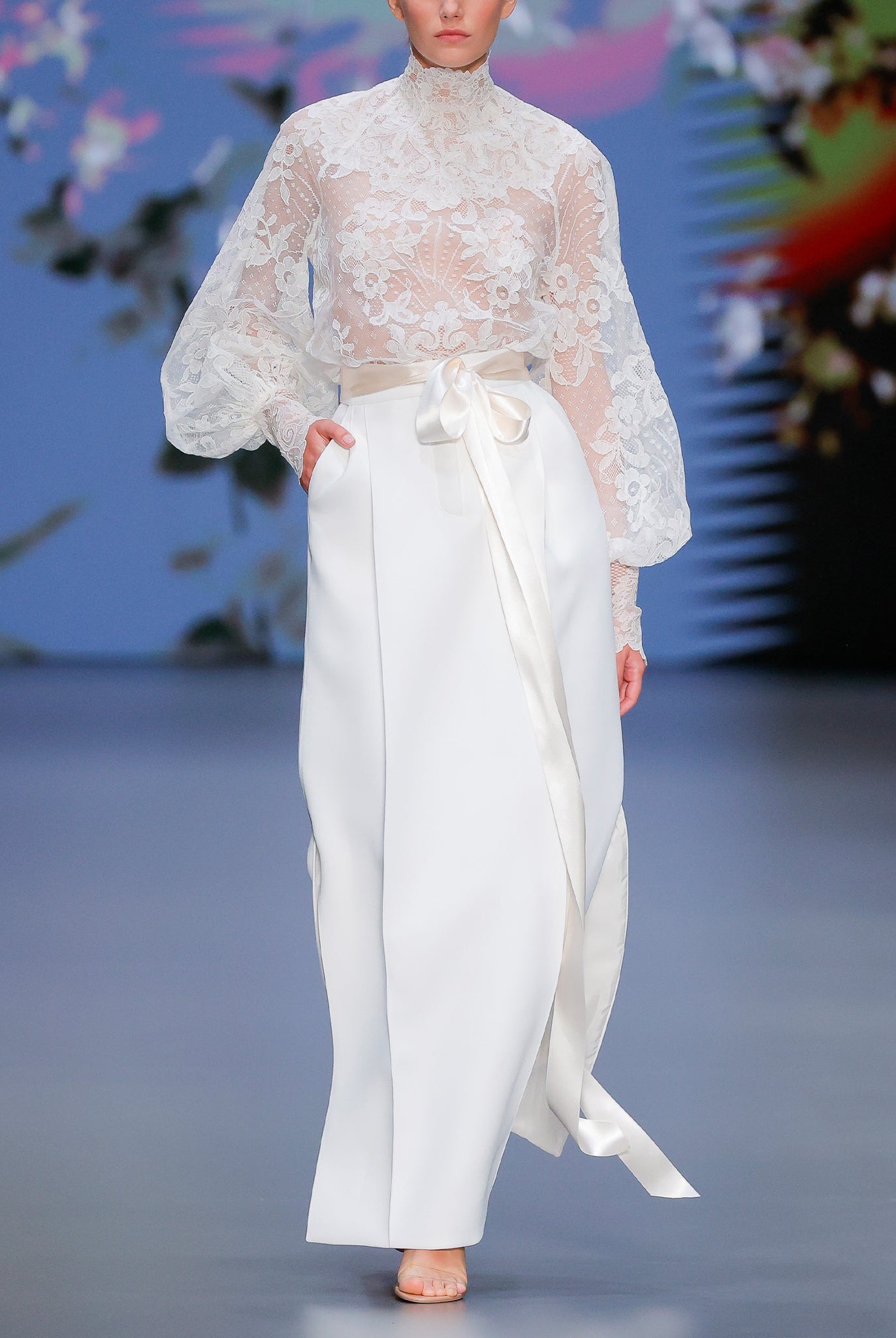 Akiko Model Dress With Shirt & Skirt by Isabel Sanchis