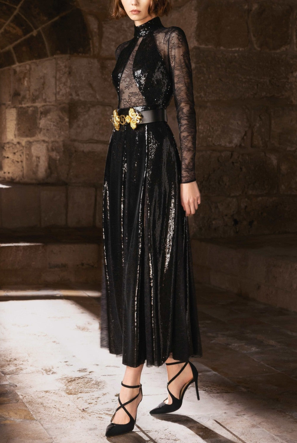 Timeless Black Midi Dress