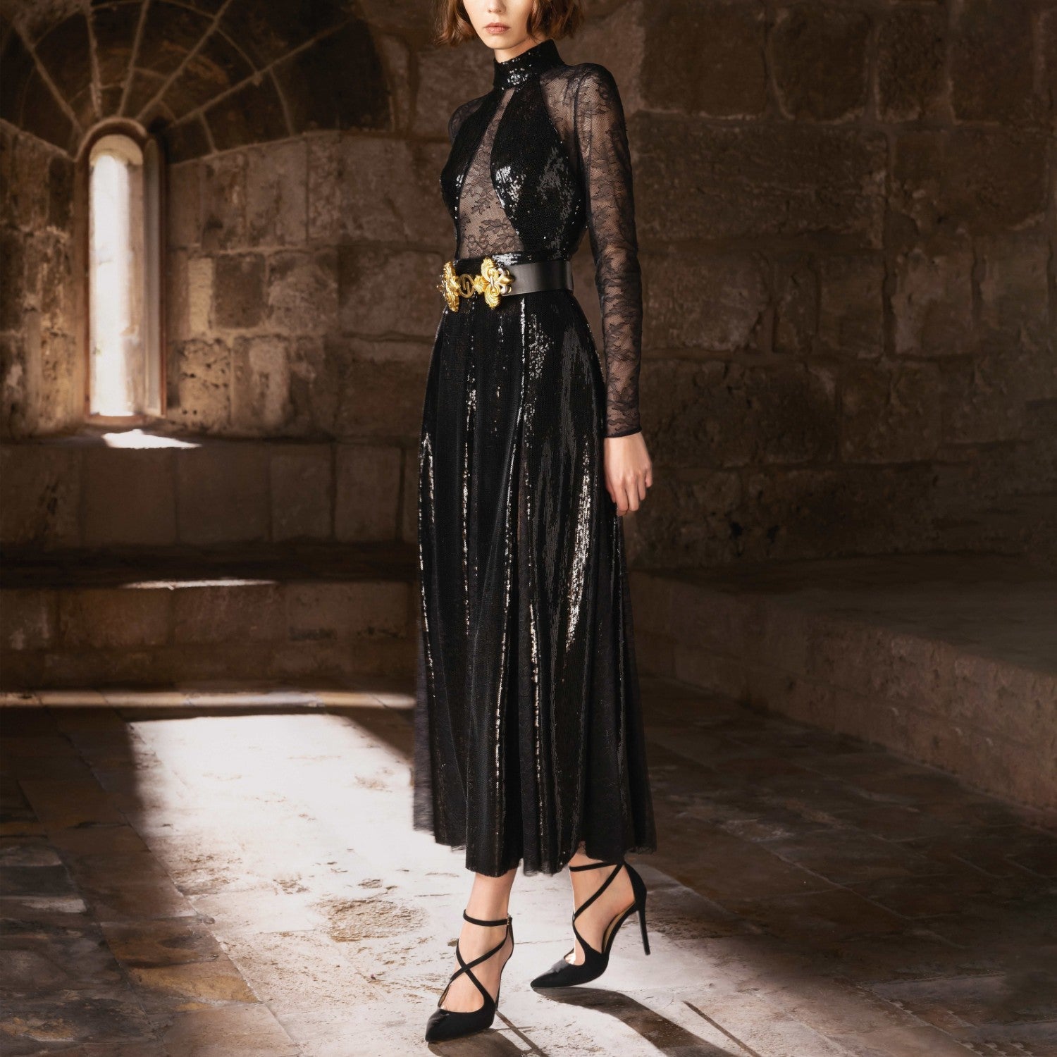 Timeless Black Midi Dress
