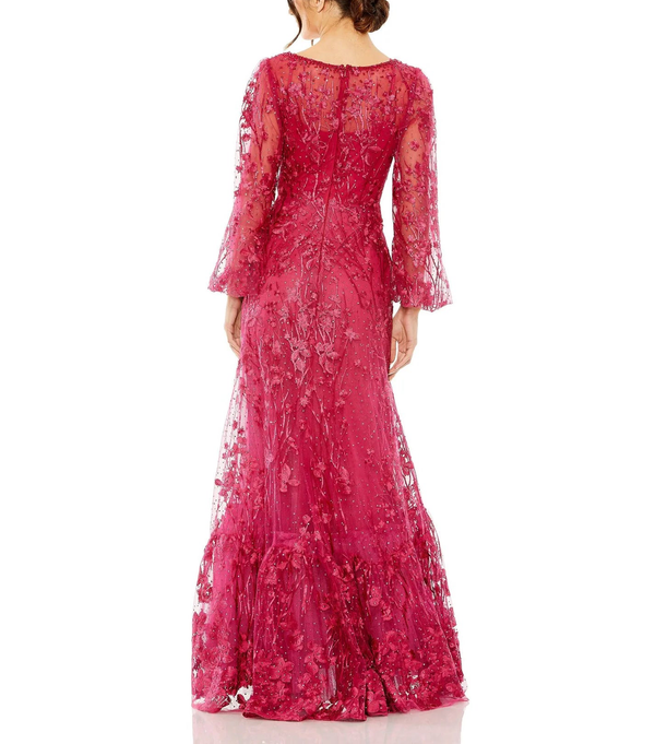 A-Line Embroidered Gown