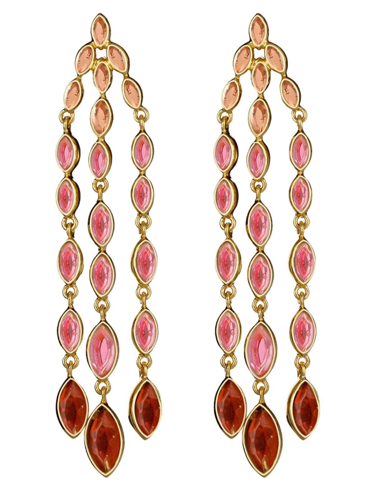 Mirror Gems Waterfall Earring, ISHARYA - elilhaam.com