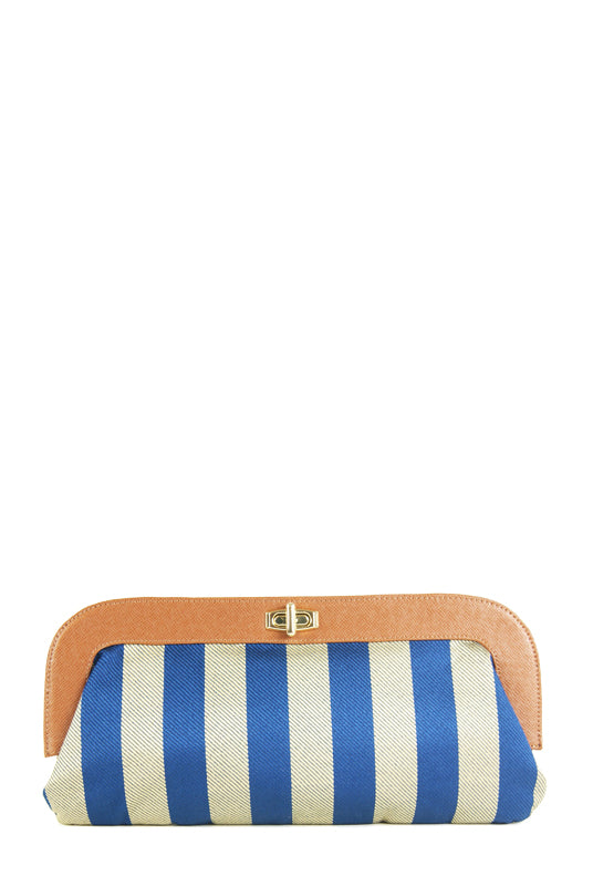 Woven Stripe Ivanka Clutch, IVANKA TRUMP - elilhaam.com