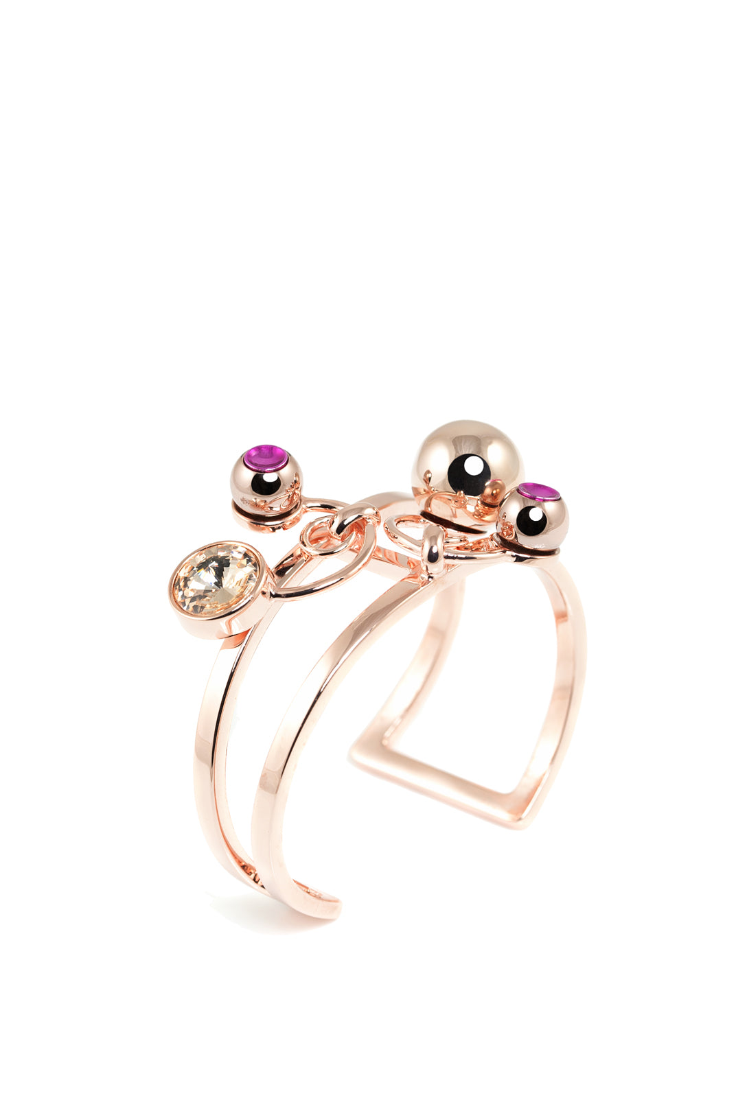 Giuliana Mancinelli Bonafaccia-Rose Gold Brass Cuff
