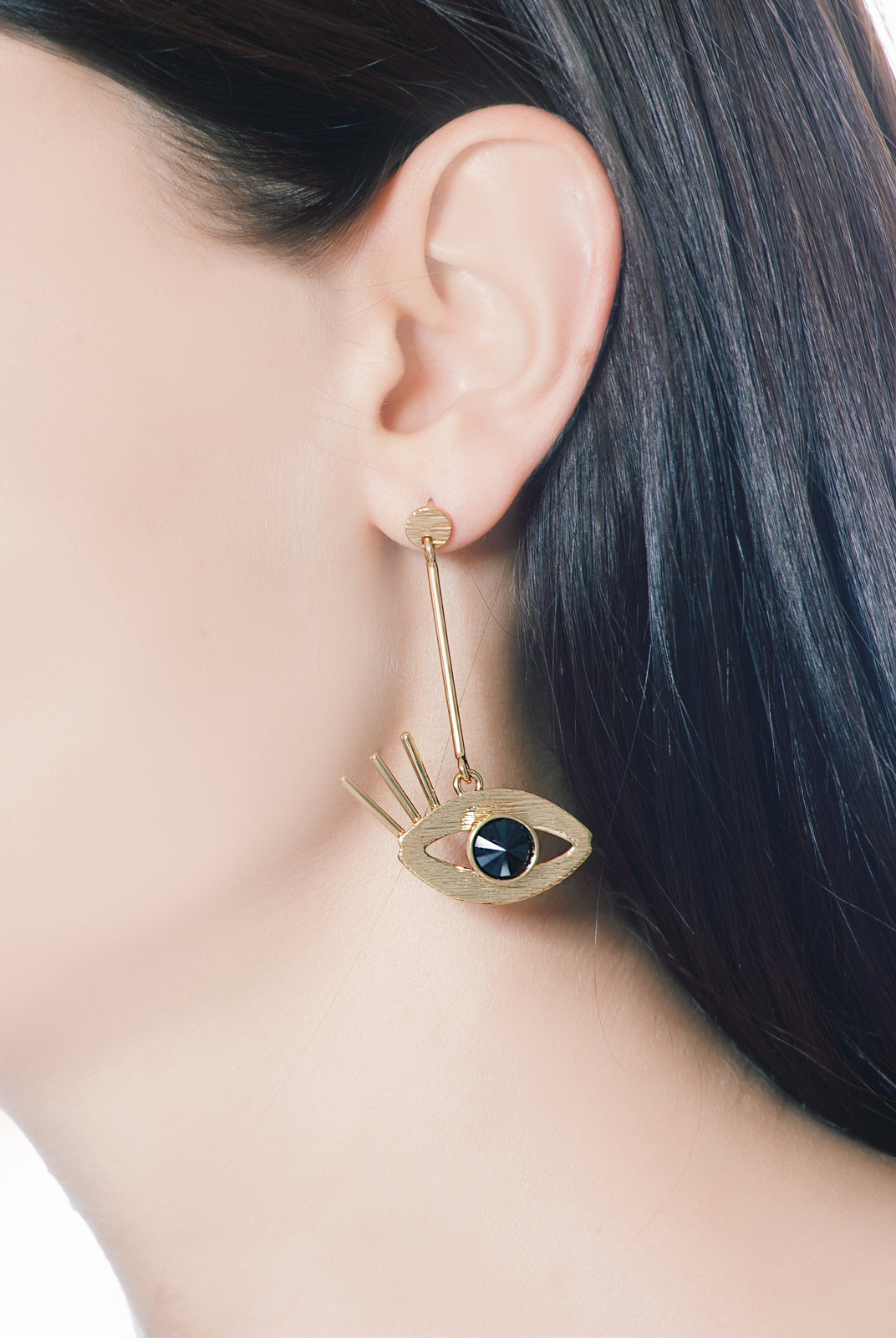 Eye jet Earrings, 10 DECOART - elilhaam.com