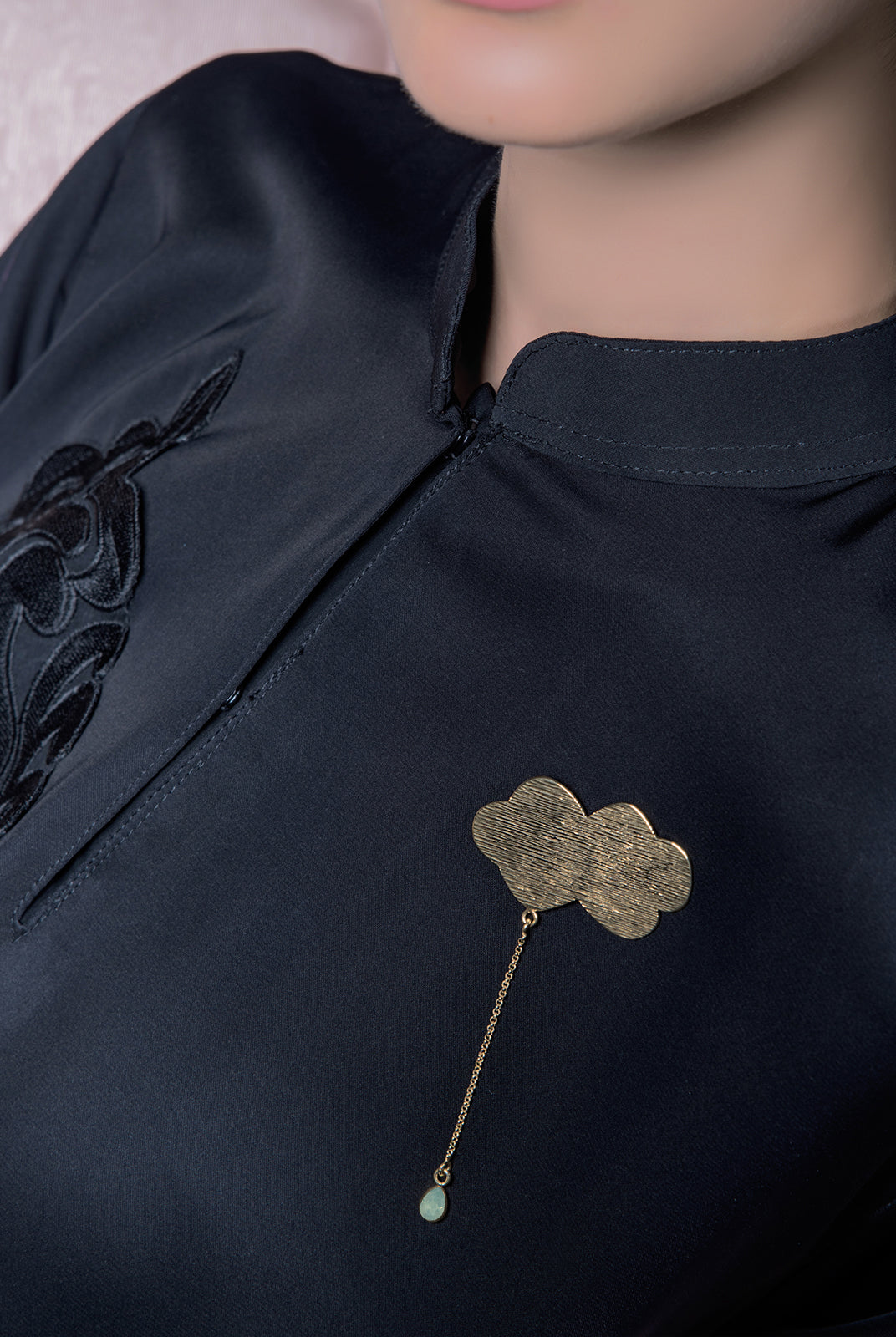 Molettee Cloud Gold Plated Brass Pin white, 10 DECOART - elilhaam.com