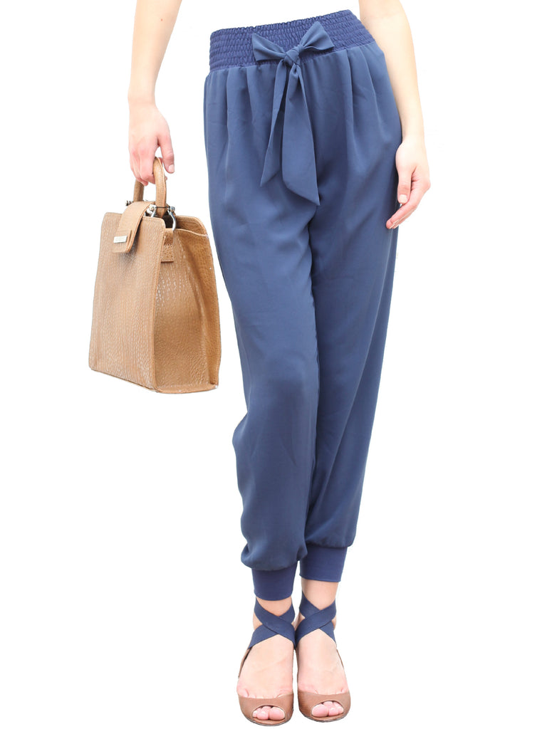 Elastic Ankle Cuffs And Waistband Trousers