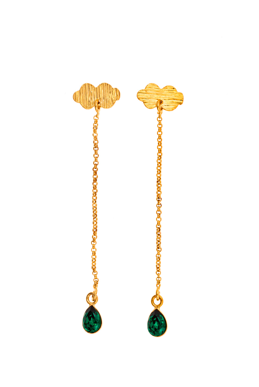 Small Crystal Cloud Earrings, 10 DECOART - elilhaam.com