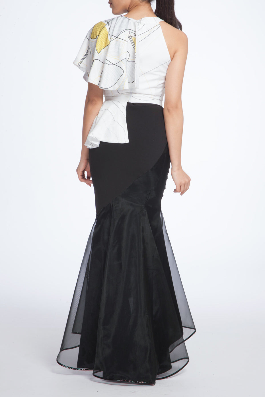 Black Mermaid Skirt, AVARO FIGLIO - elilhaam.com