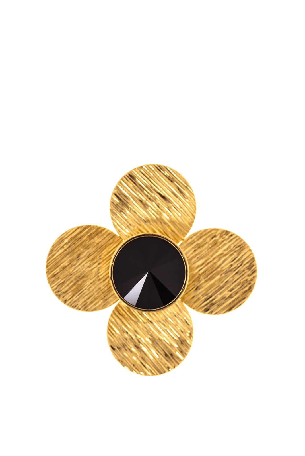 Molettee Big Flower Gold Plated Brass Pin, 10 DECOART - elilhaam.com