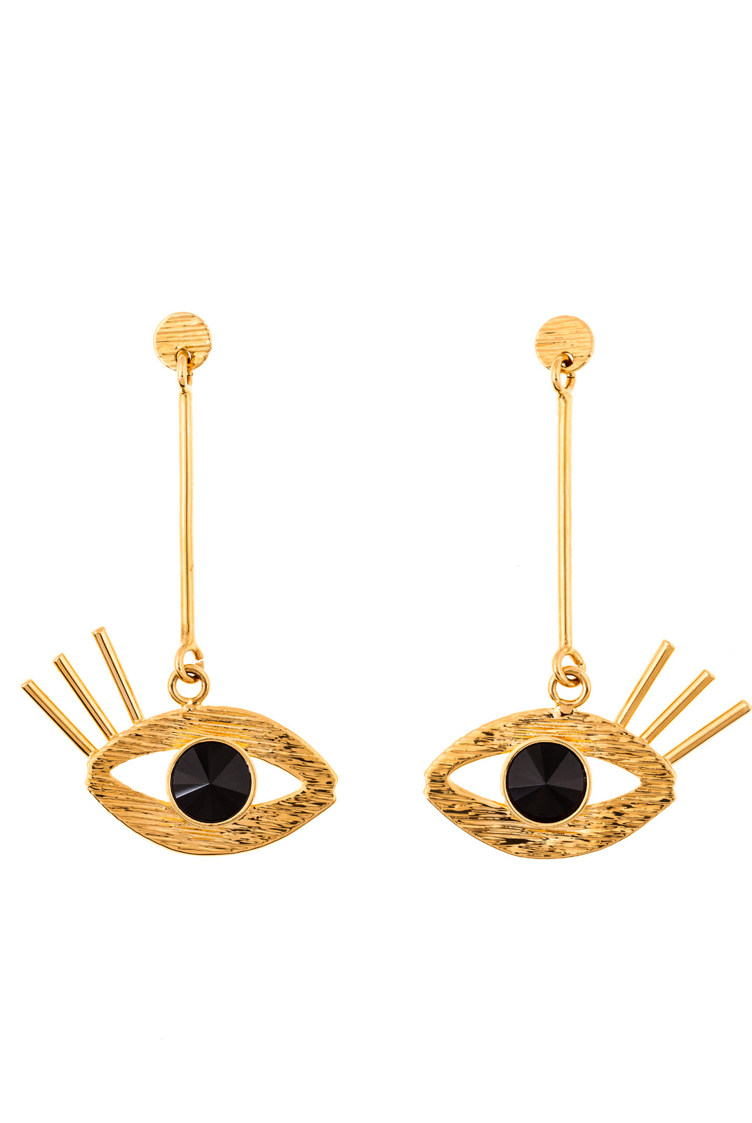 Eye jet Earrings, 10 DECOART - elilhaam.com