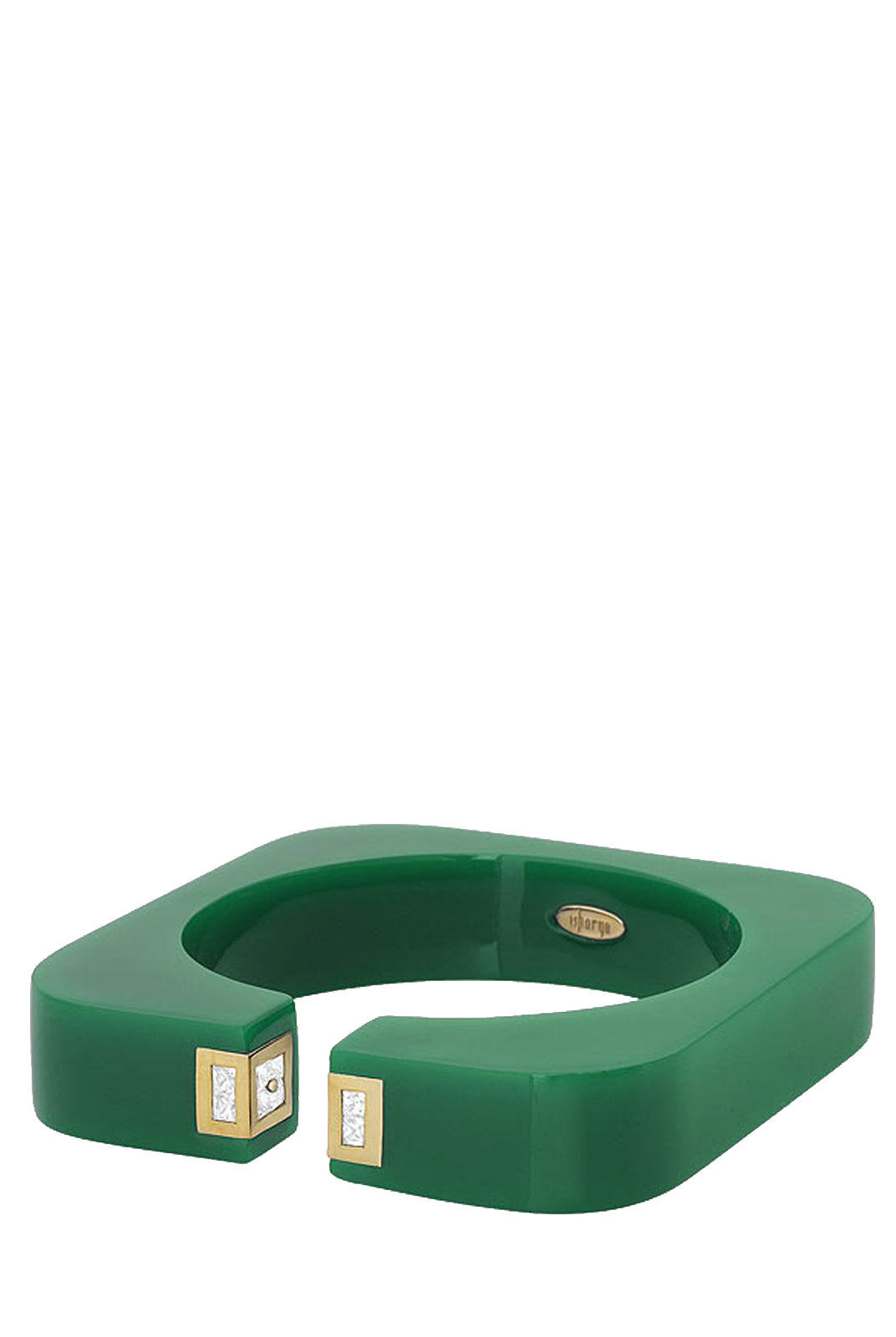 Vendome Square Cuff Emerald Green, ISHARYA - elilhaam.com