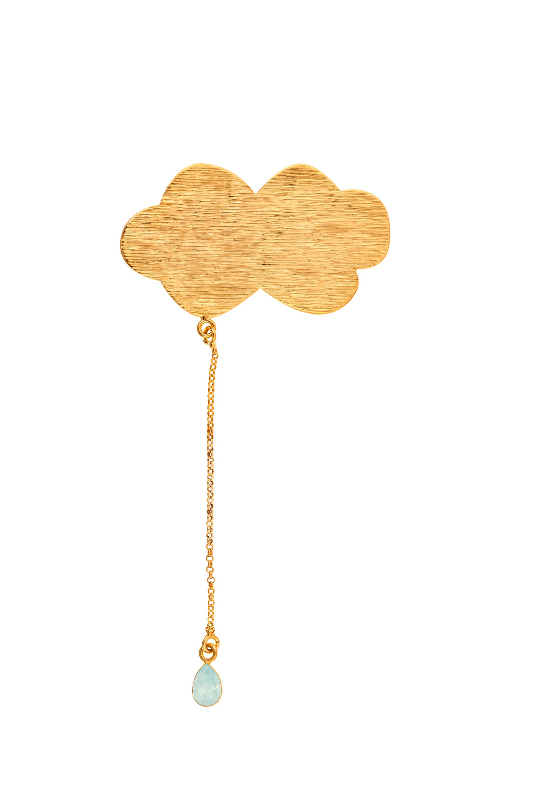 Molettee Cloud Gold Plated Brass Pin white, 10 DECOART - elilhaam.com