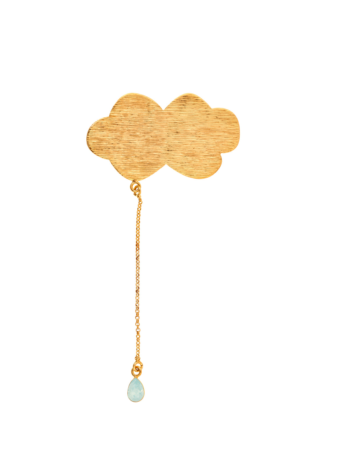Molettee Cloud Gold Plated Brass Pin white, 10 DECOART - elilhaam.com