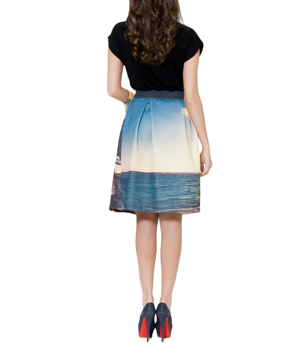 Pleated Skirt, CJF - elilhaam.com