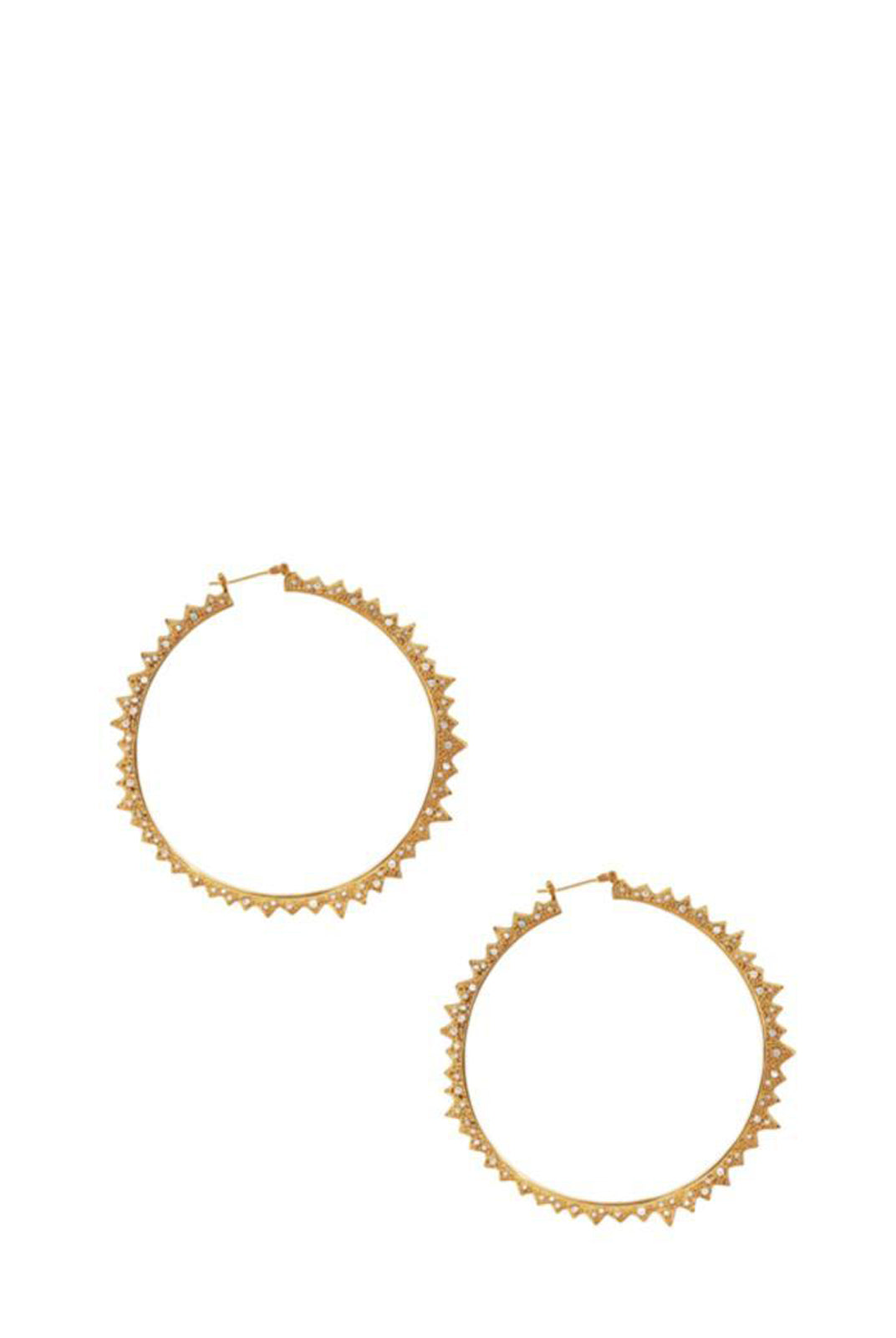 Starburst Hoops Pave Gold, CC SKYE - elilhaam.com