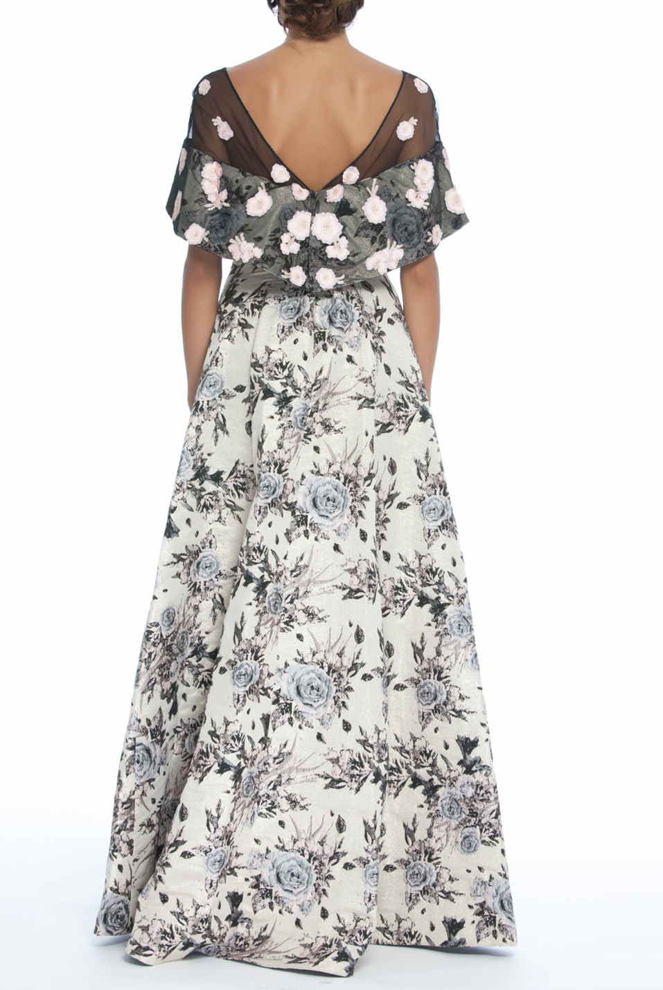 Brocade Gown, BADGLEY MISCHKA - elilhaam.com