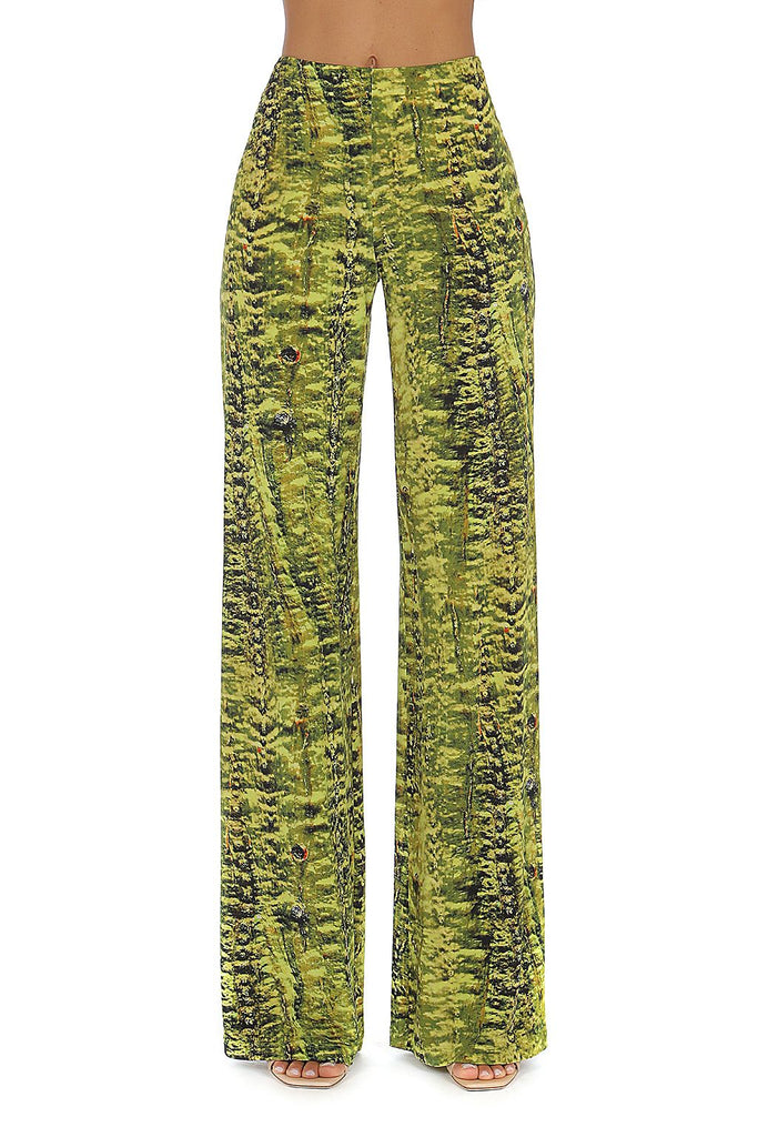 Écorce All-over Organza Trousers