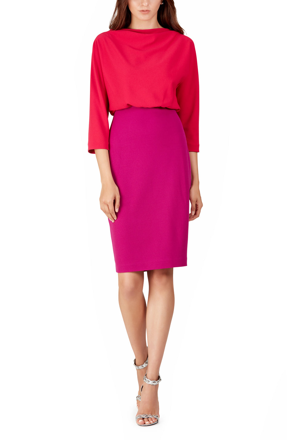 Colorblock Boatneck Sheath Dress, BELLE BADGLEY MISCHKA - elilhaam.com
