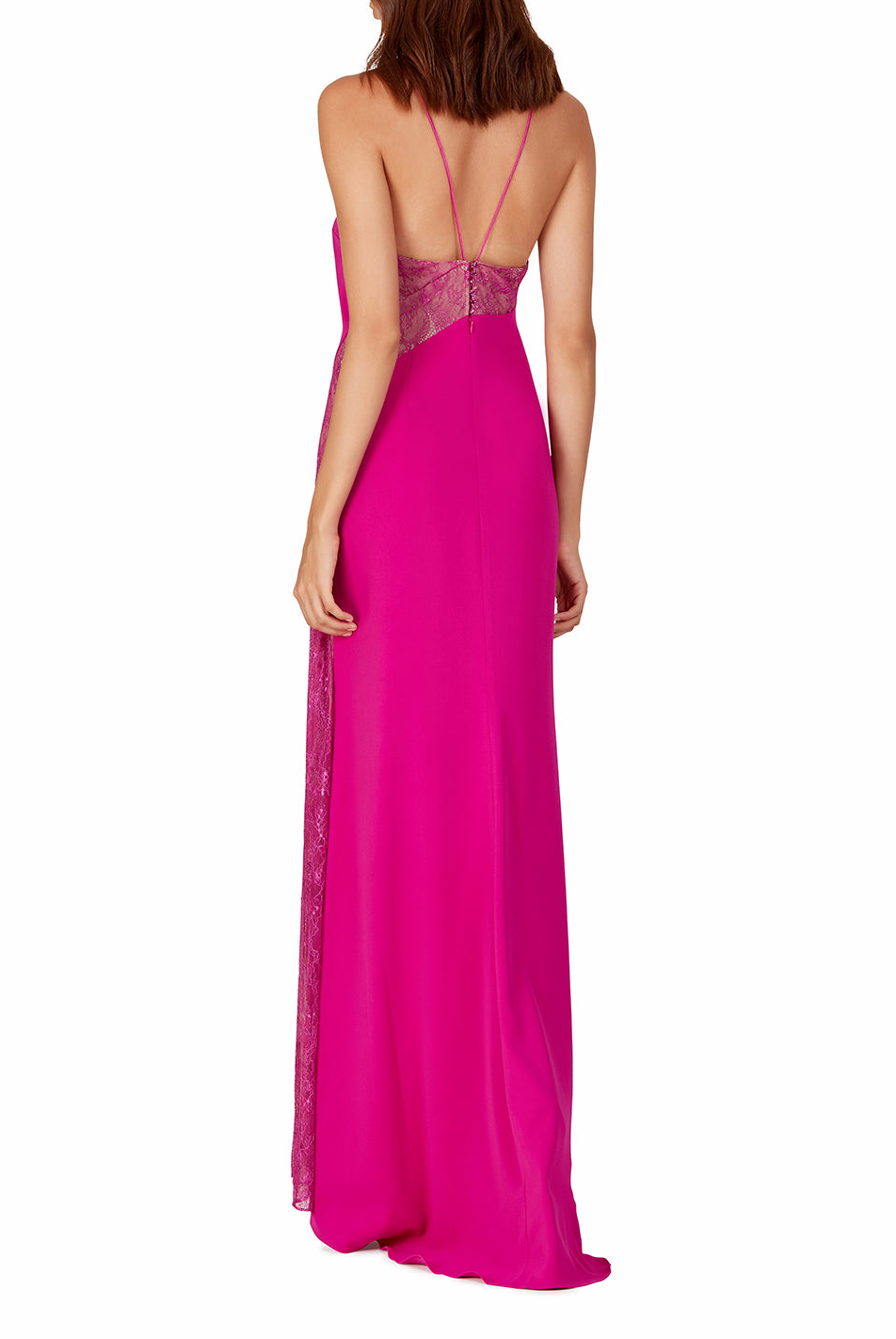 Chantilly Lace Evening Gown, BADGLEY MISCHKA - elilhaam.com