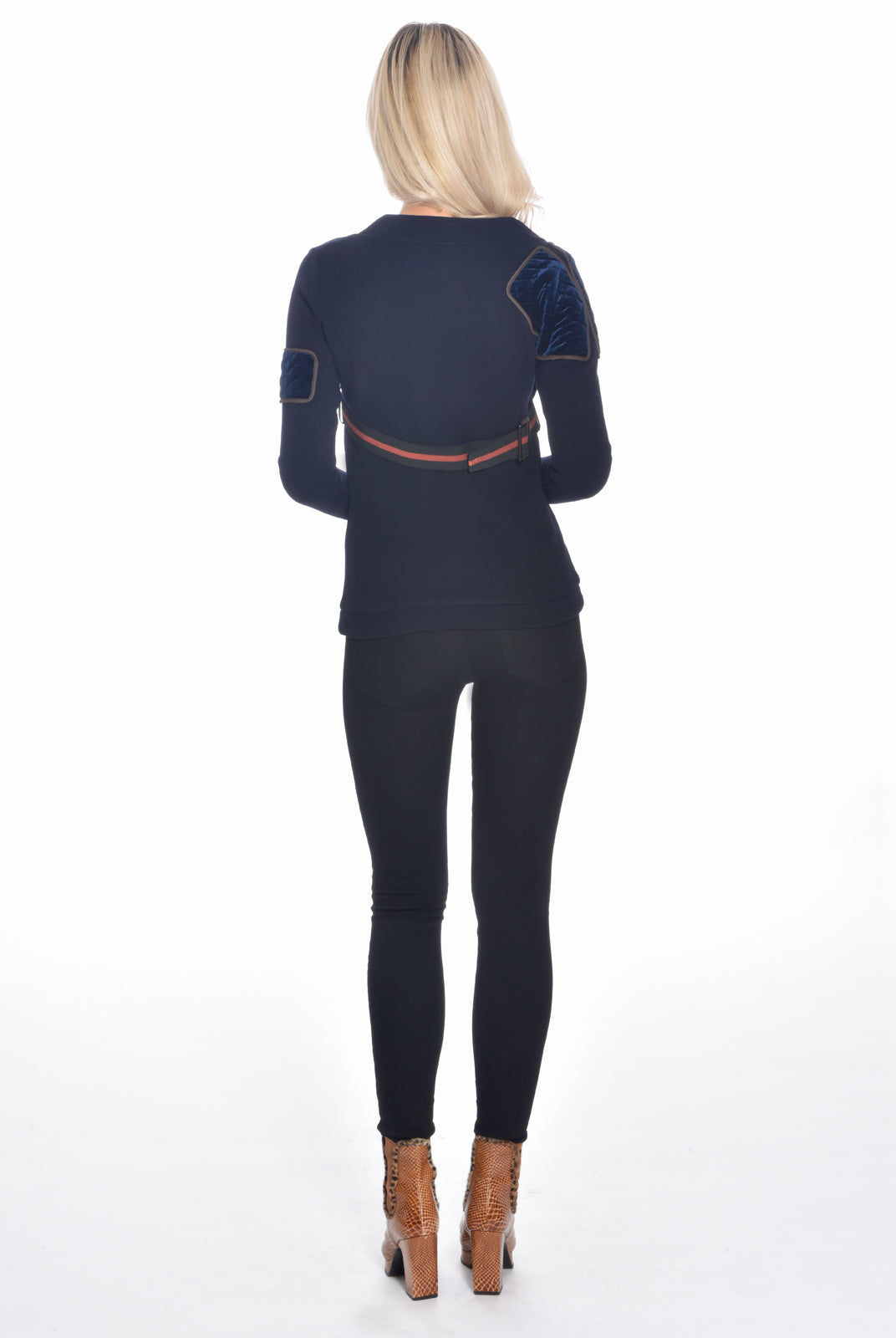 Quilted Wool Blend Sweater, DIP - elilhaam.com