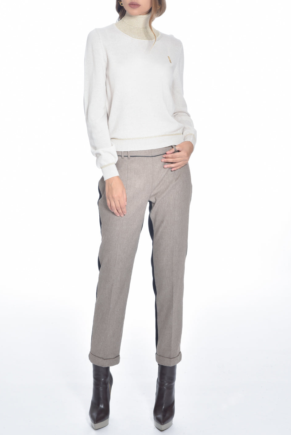 Wool Cashmere Blend Sweater, ROBERTA SCARPA - elilhaam.com