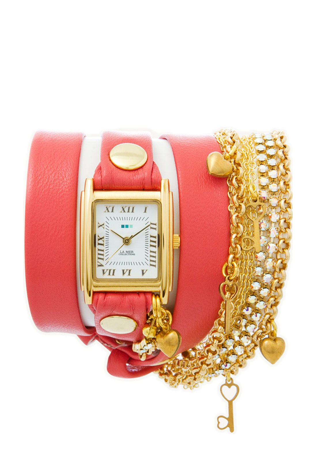 Charm Wraps Tokyo Crystal Watch, LA MER COLLECTIONS - elilhaam.com