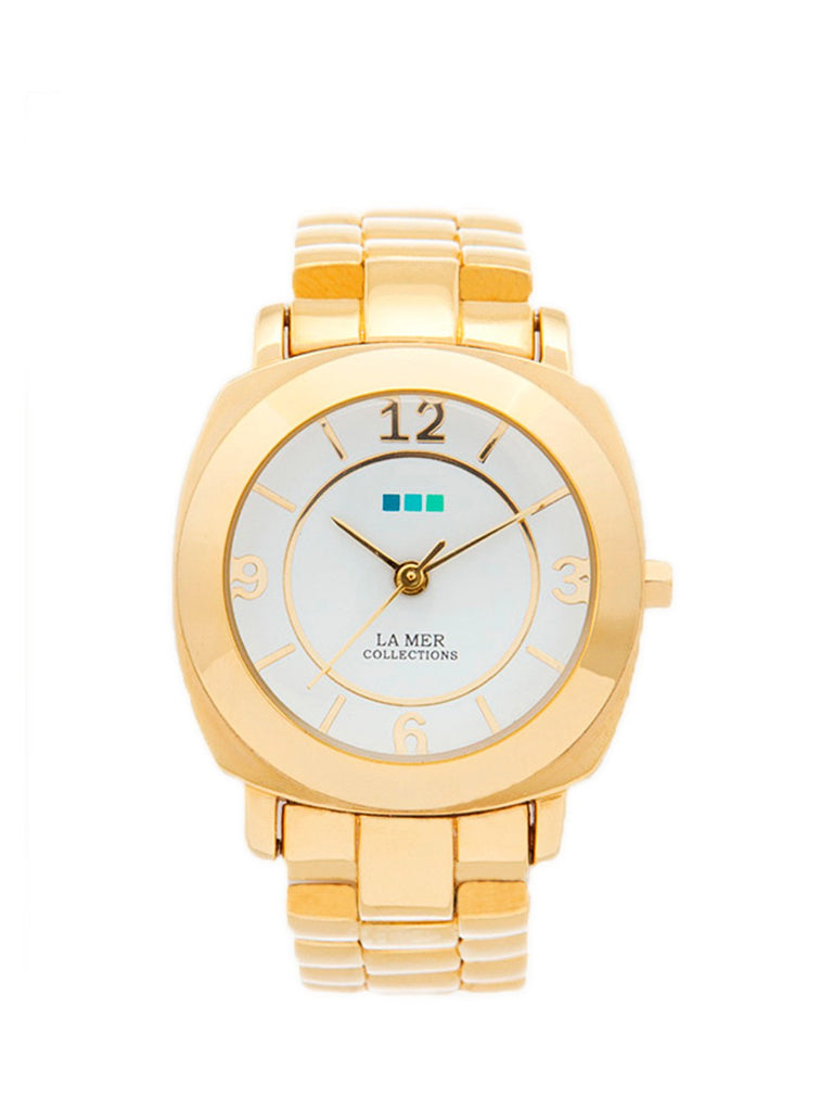 Accessories,Designers - Gold Mini Odyssey With White Dial Watch