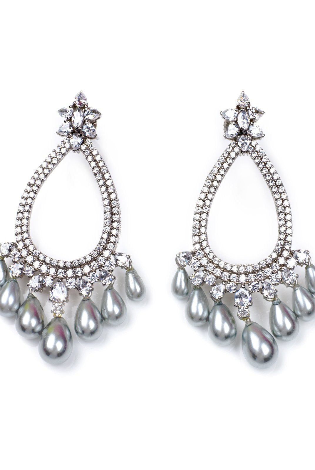 Accessories,Designers - Mystic Grey Earrings