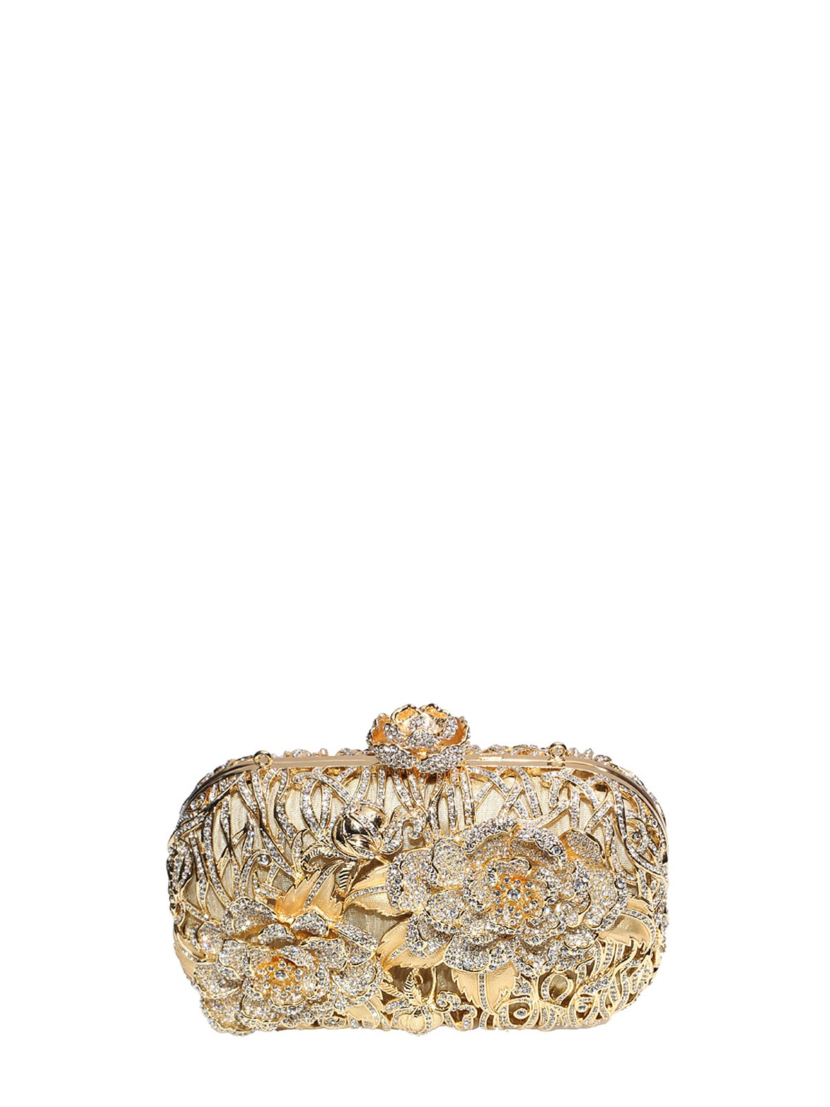 Bags,Designers - Eden Golden Clutch