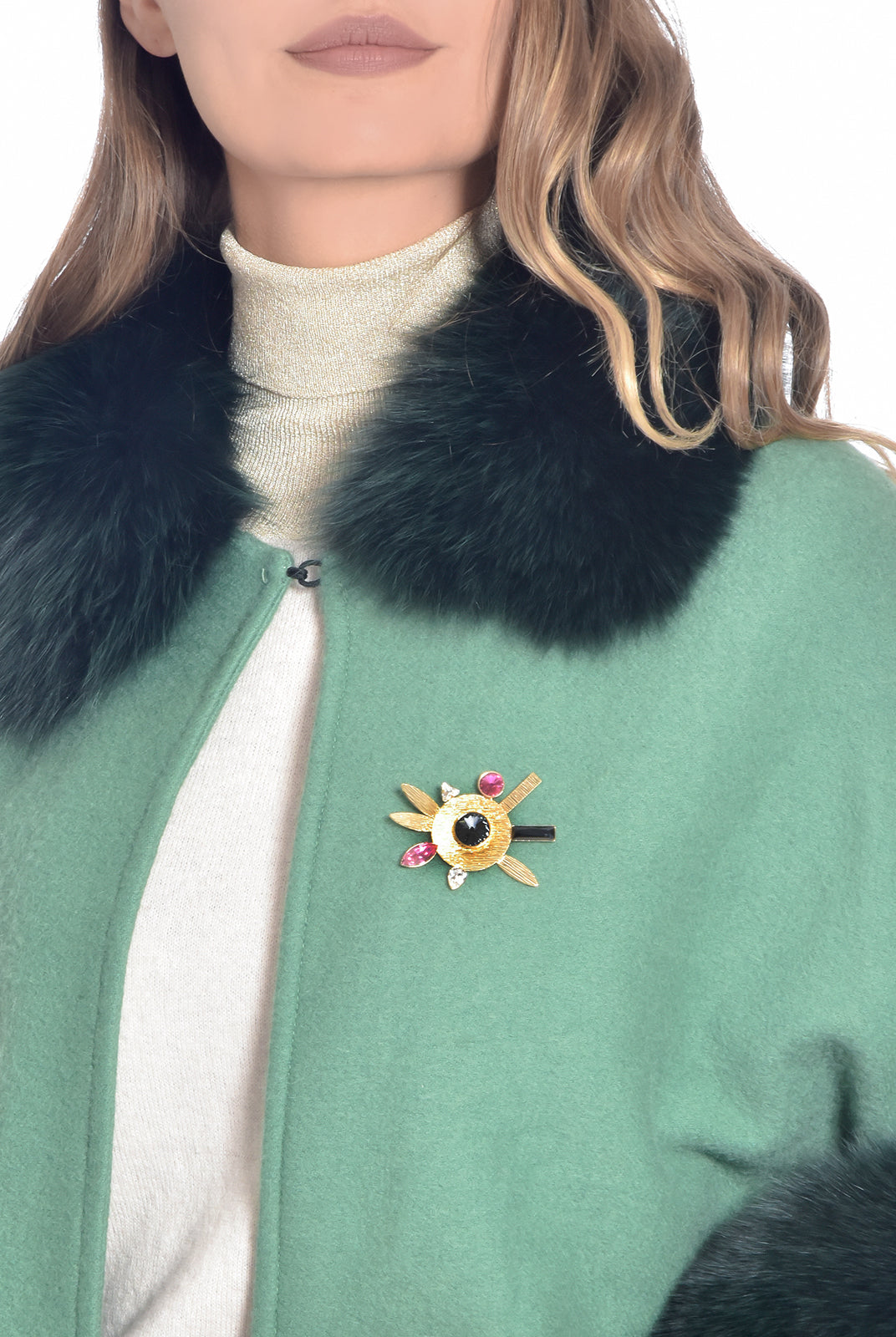 Cactus Gold Plated Brass Pin, 10 DECOART - elilhaam.com