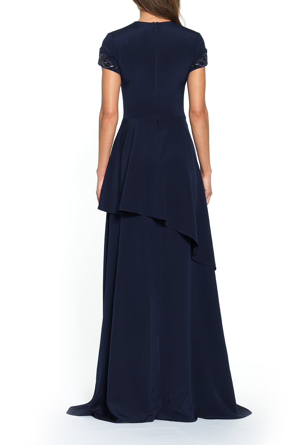 David-Meister-Layered-SHORT-SLEEVE-NAVY-GOWN-2