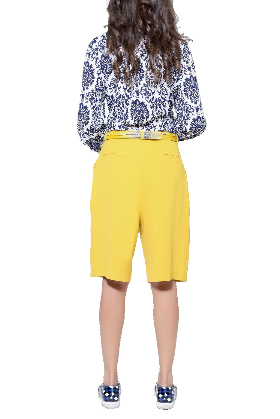 Navy Floral Print Top, CJF - elilhaam.com