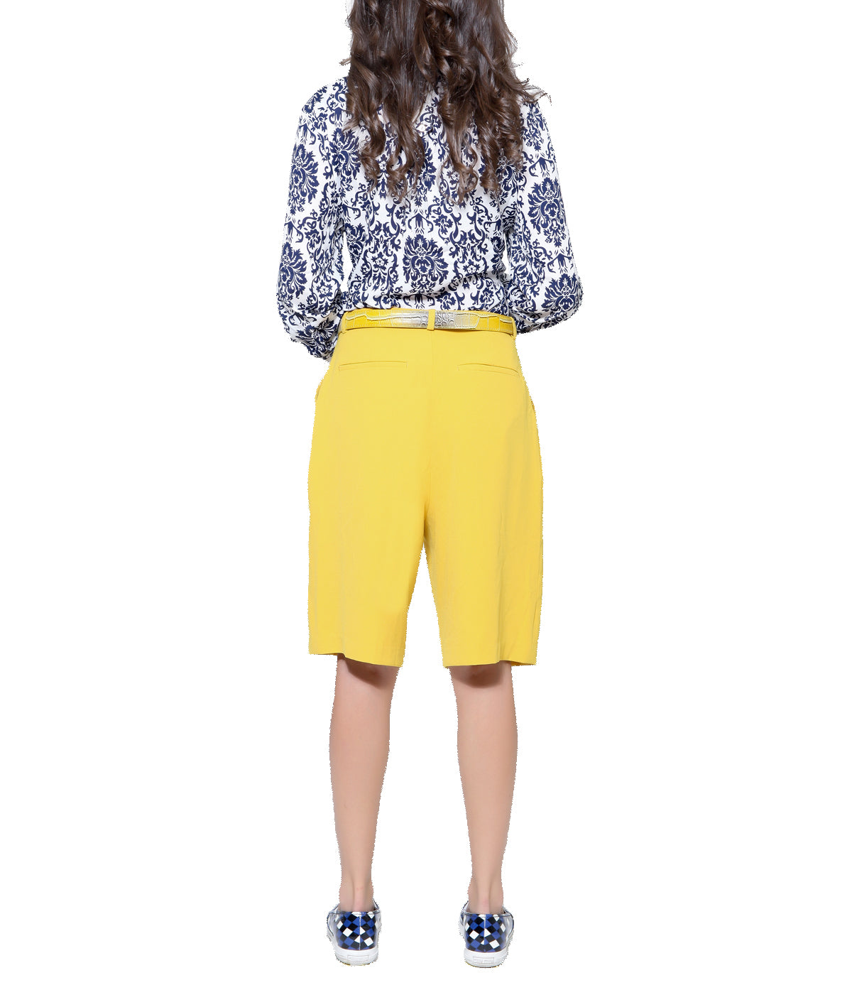 Navy Floral Print Top, CJF - elilhaam.com