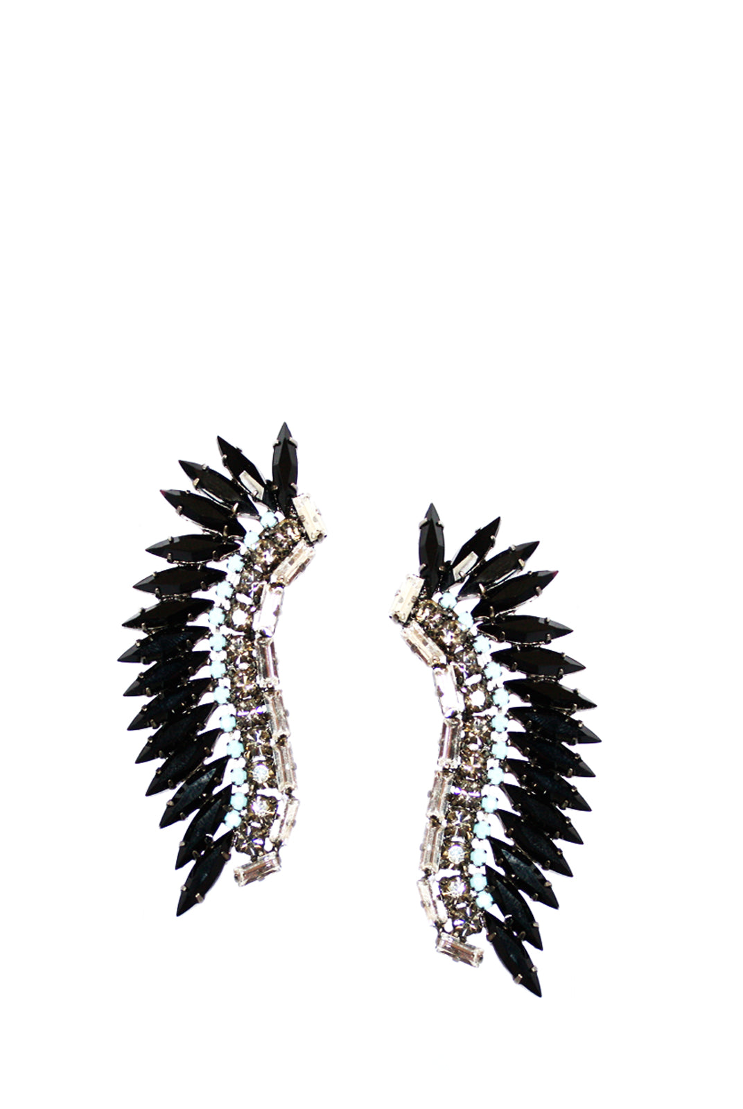 Black Stone Feather Cuff, JOANNA LAURA CONSTANTINE - elilhaam.com