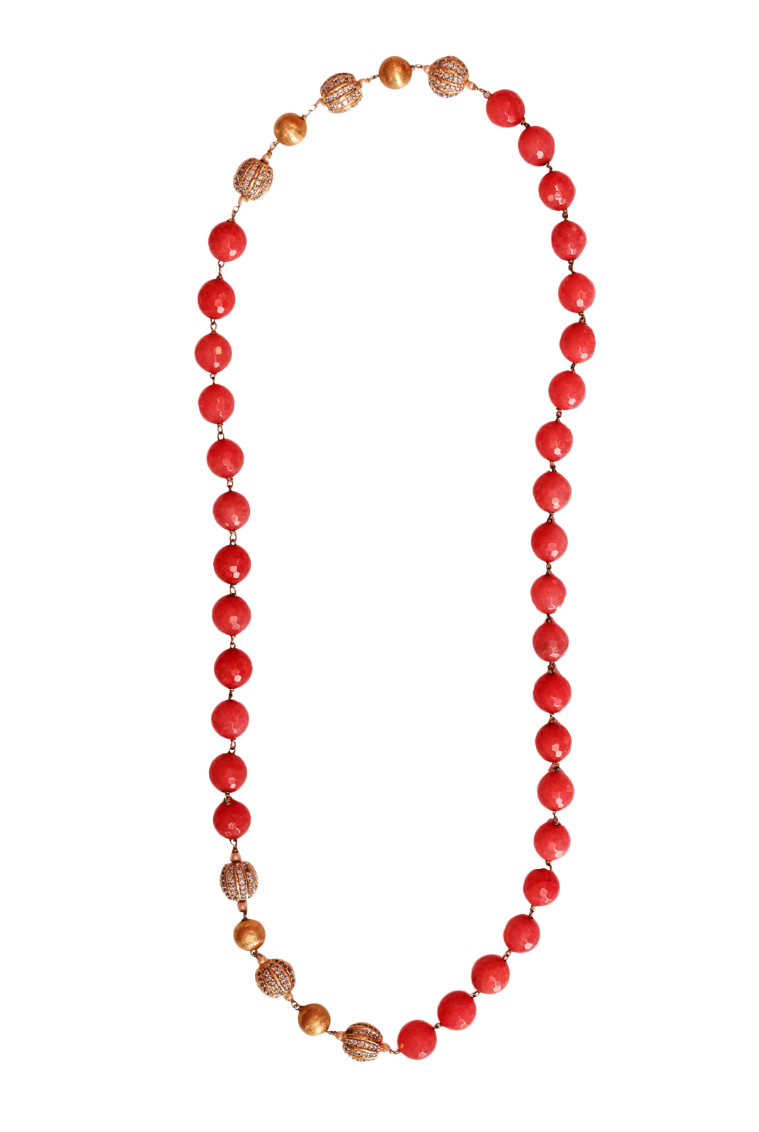 Coral Beads necklace, TANZILA RAB - elilhaam.com