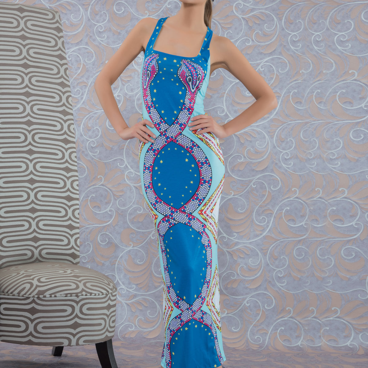 mara hoffman backless dress Mara Hoffman-Racerback Maxi Dress – Elilhaam