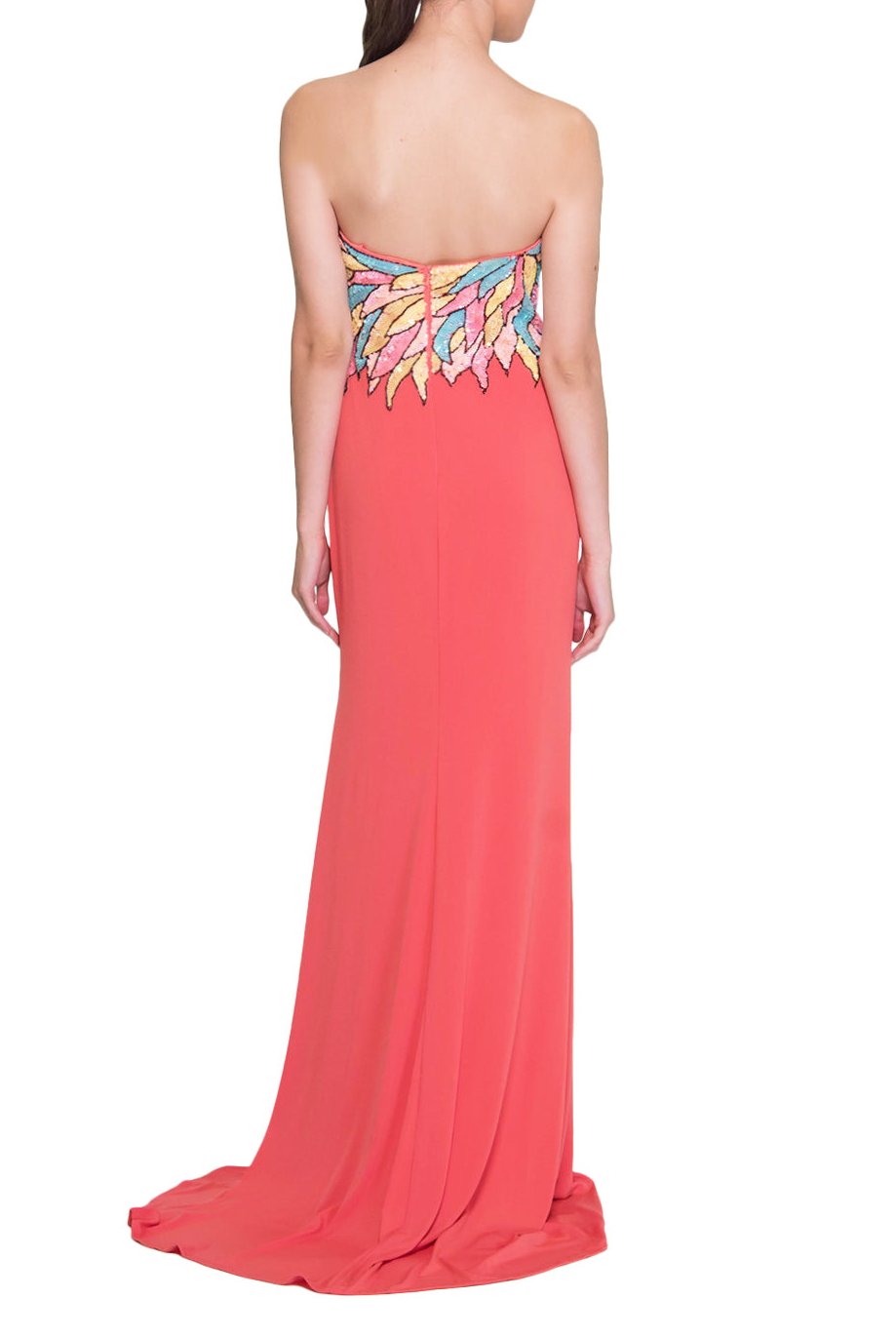 Sleeveless Feather Touch Gown, VITTORIA ROMANO - elilhaam.com