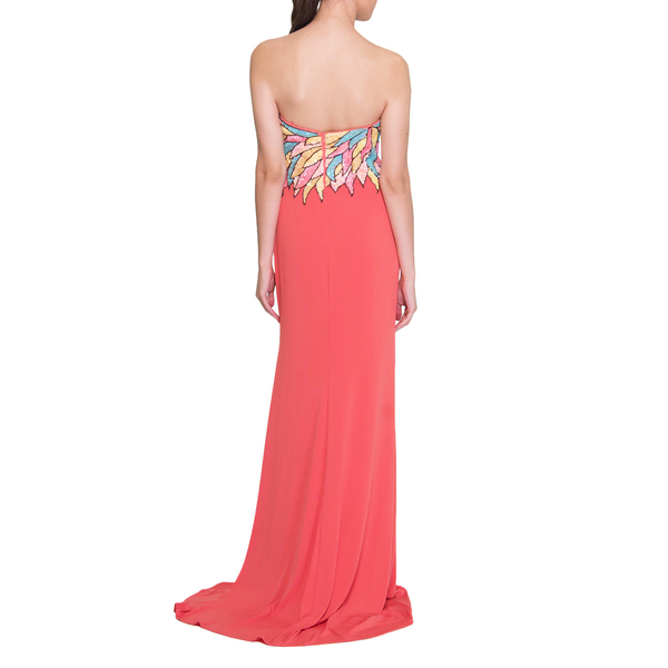 Sleeveless Feather Touch Gown, VITTORIA ROMANO - elilhaam.com