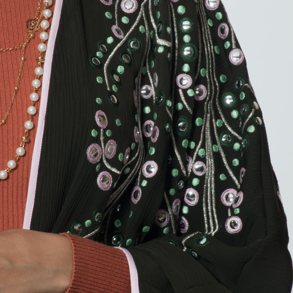 Embroidery Embellishent Abaya