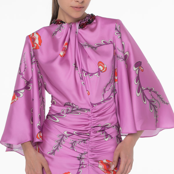 فستان نموذج تونجا الأرجواني