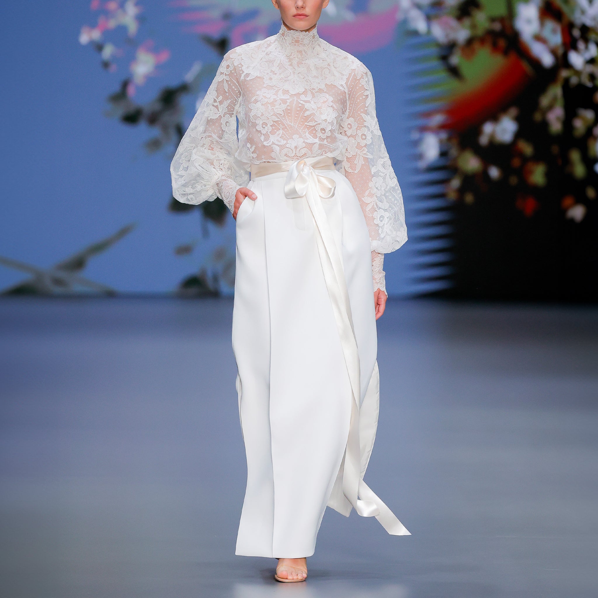 Akiko Model Dress With Shirt & Skirt by Isabel Sanchis