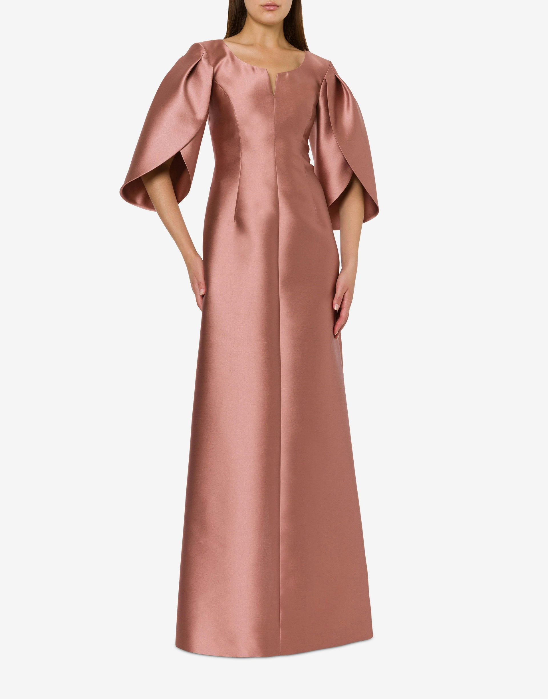 Violet Mikado Dress with Tulip Sleeves by Alberta Ferretti – Elilhaam