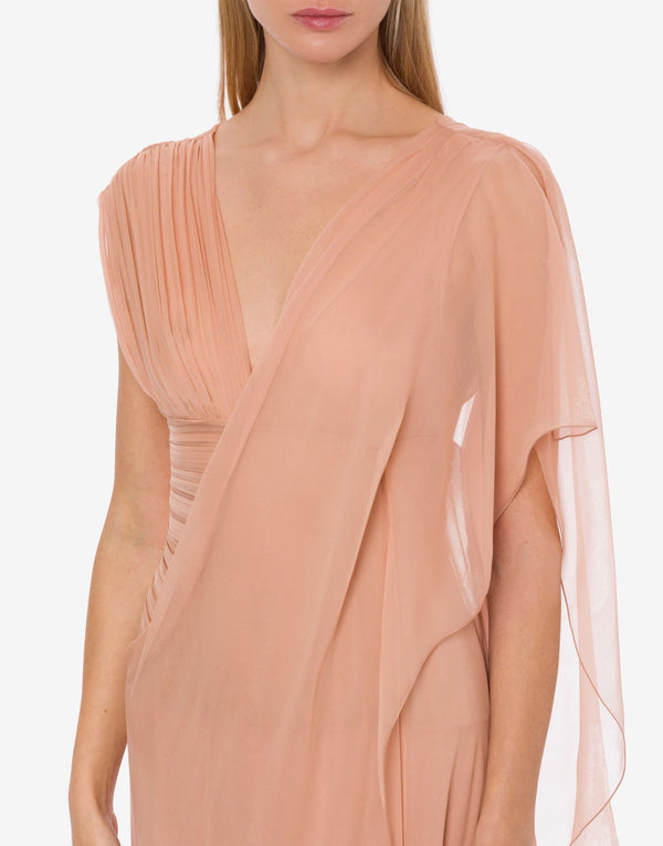 Dress In Organic Silk Chiffon