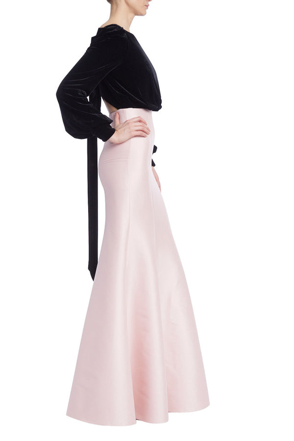 Two-Tone Party Wear Gown