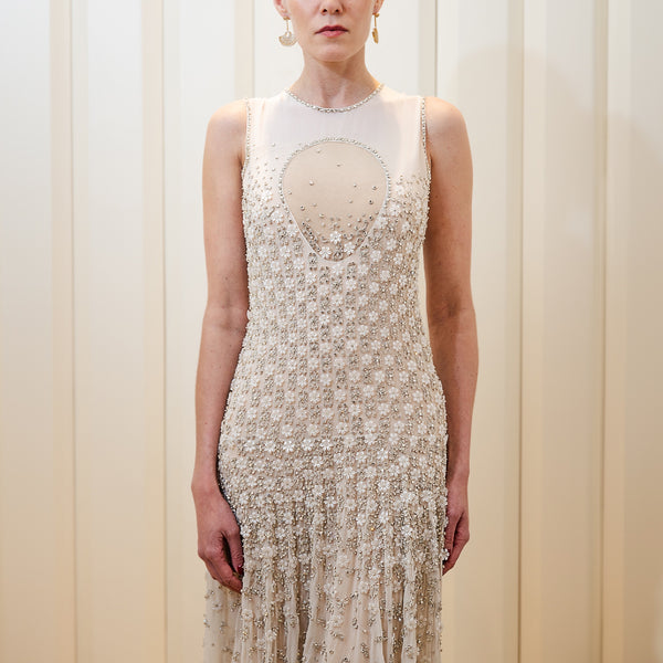 Beaded Georgette Embellished Dress