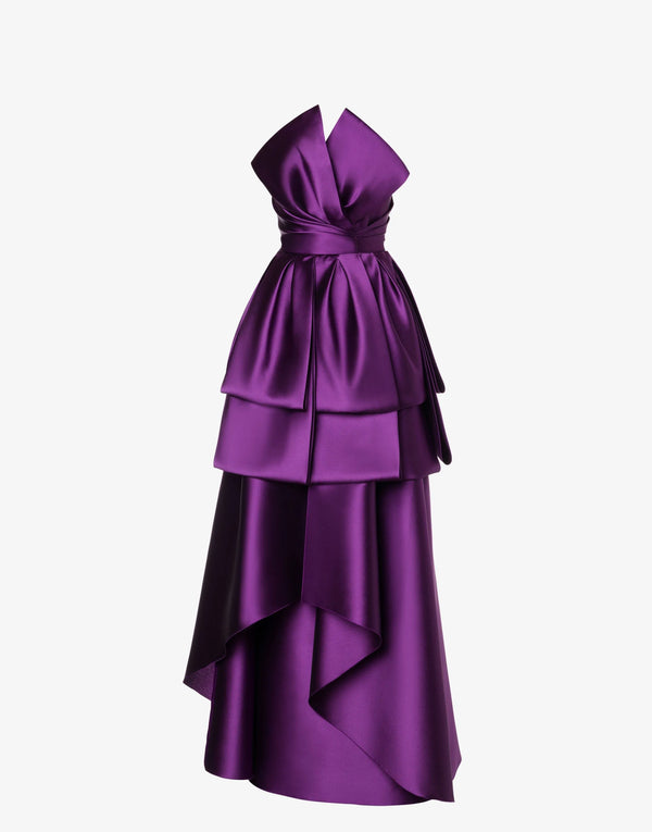 Violet Mikado Sleeveless Long Dress