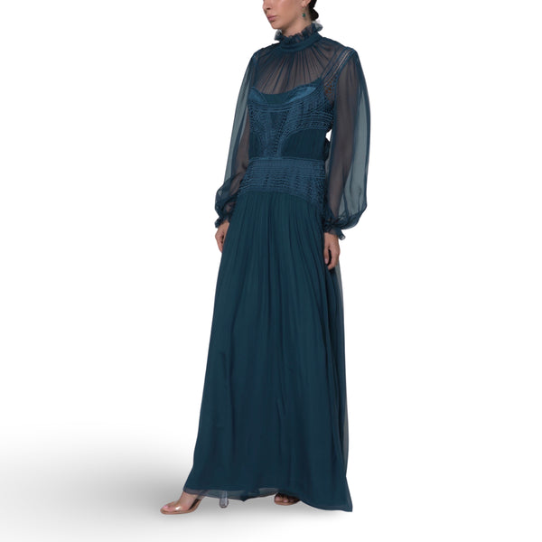 Organic Chiffon Long Dress