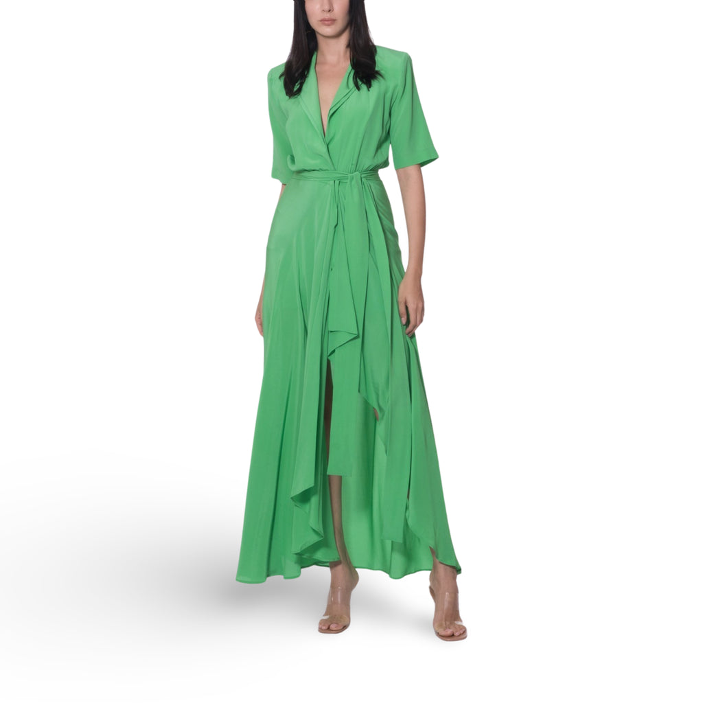 Green 3/4 Sleeve Dress