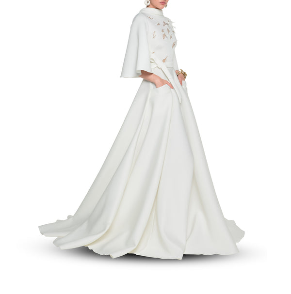 White Scuba Dress