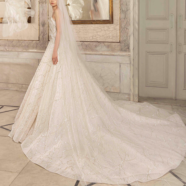 Beaded Layer Bustier Dress